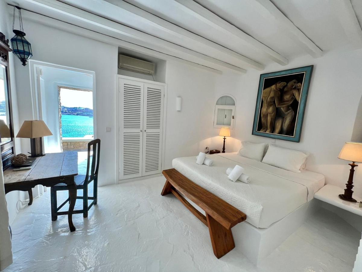 Beachfront Mykonos Guest House Орнос Екстер'єр фото